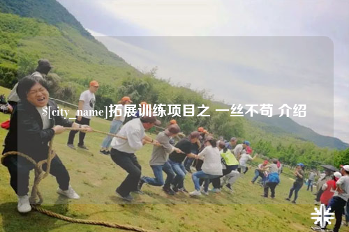 益阳拓展训练项目之 一丝不苟 介绍